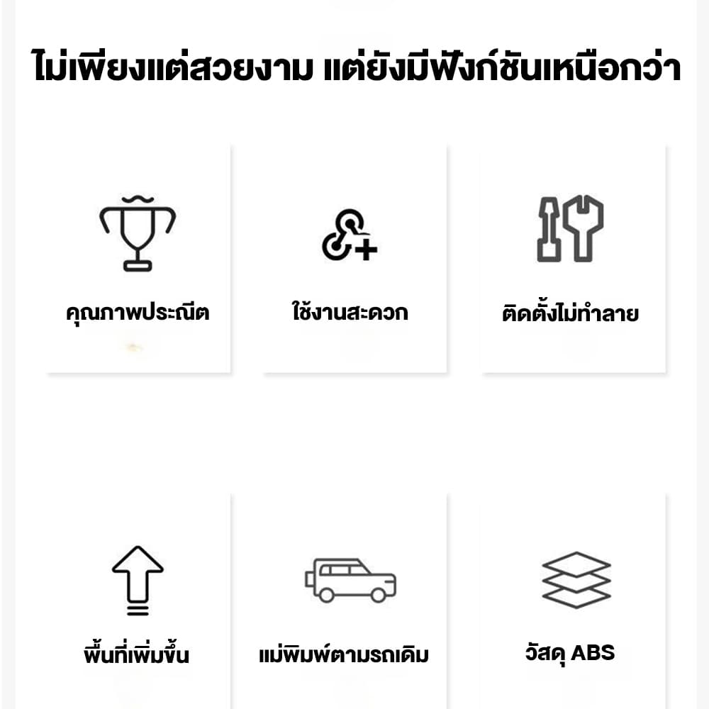 เหมาะสำหรับ Chery iCAR V23 กล่องทิชชู่ภายในรถยนต์ อุปกรณ์เก็บของ ติดตั้งจากรูสกรูเดิม แข็งแรงไม่หลวม รูปที่ 3
