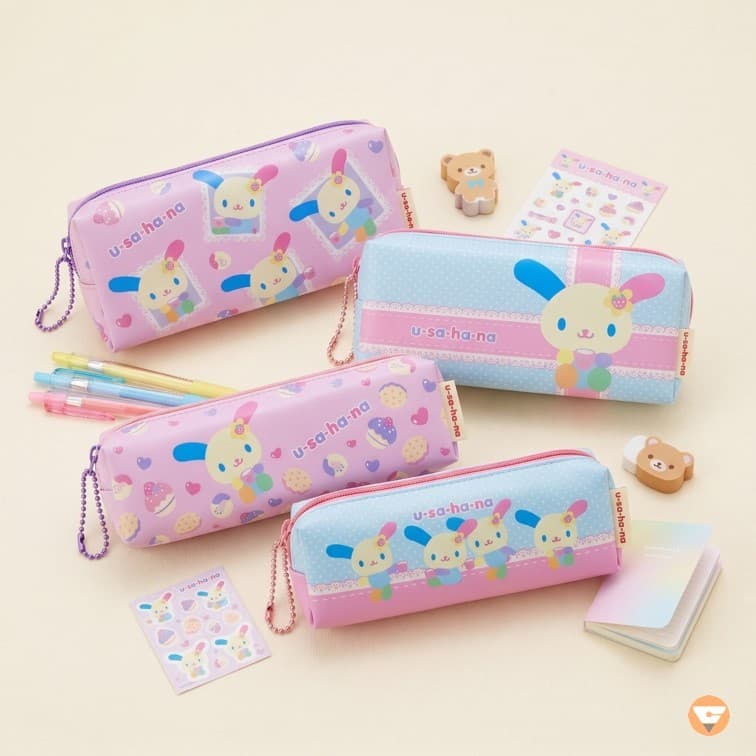 กระเป๋าดินสอ Sanrio ลาย usahana ลิขสิทธ์แท้ รุ่น UST01 03 06 อุซาฮานะ กล่องดินสอ 1 ใบ รูปที่ 4