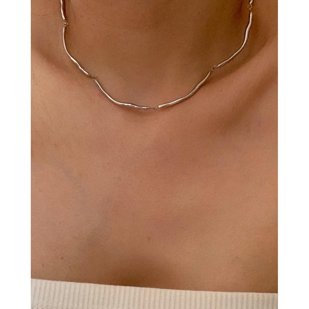 สร้อยสเตนเลสสตีล water proof กันน้ำ HER OBJECTIVE_HER RILEY NECKLACE รูปที่ 5