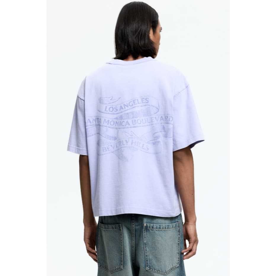 H&M เสื้อยืดพิมพ์ลายแบบหลวม ผู้ชาย 1262292_5 รูปที่ 8