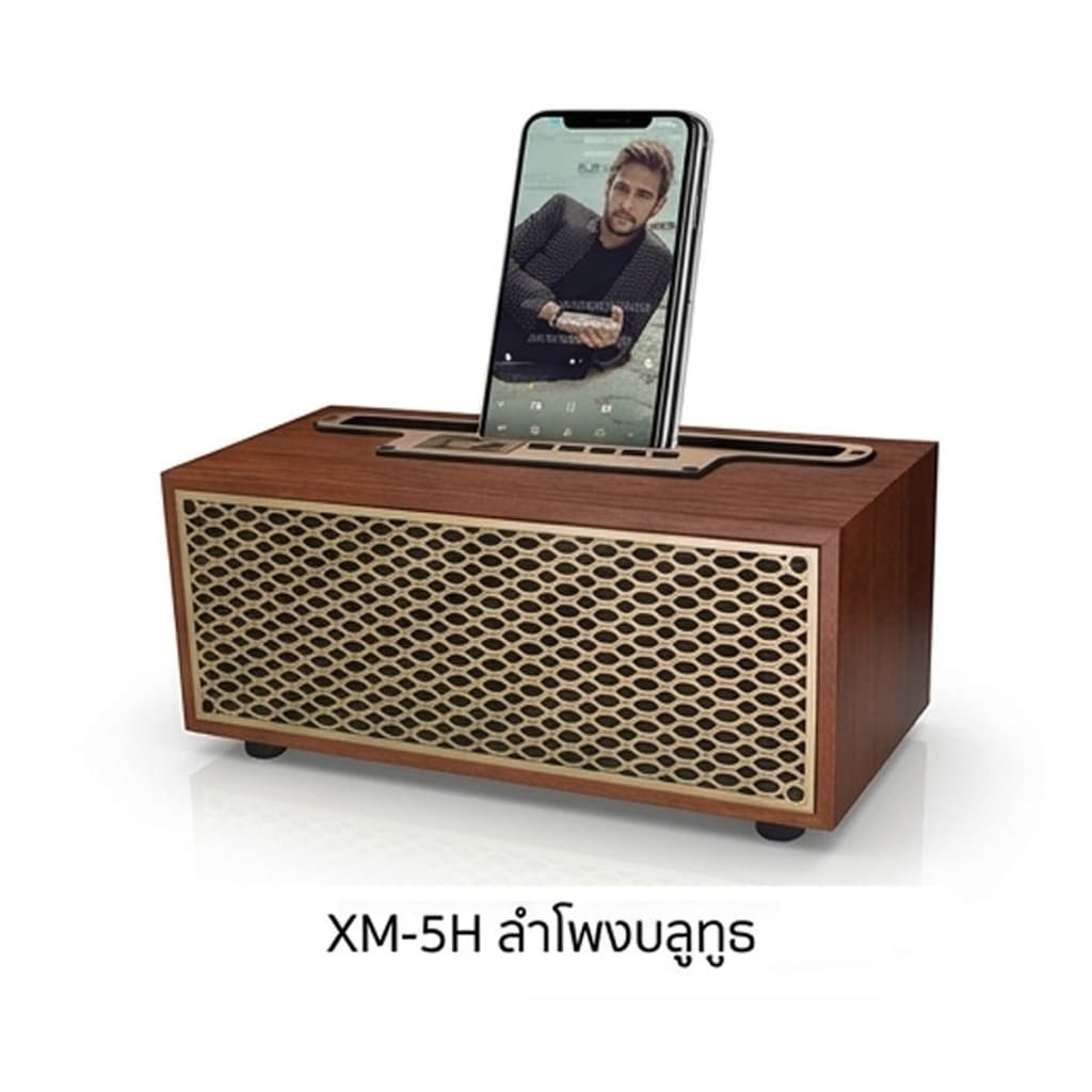 XM-5H ลำโพงบลูทูธ ทรงกระทัดรัด ดีไซน์หรูหรา Wireless speaker 5W รูปที่ 4