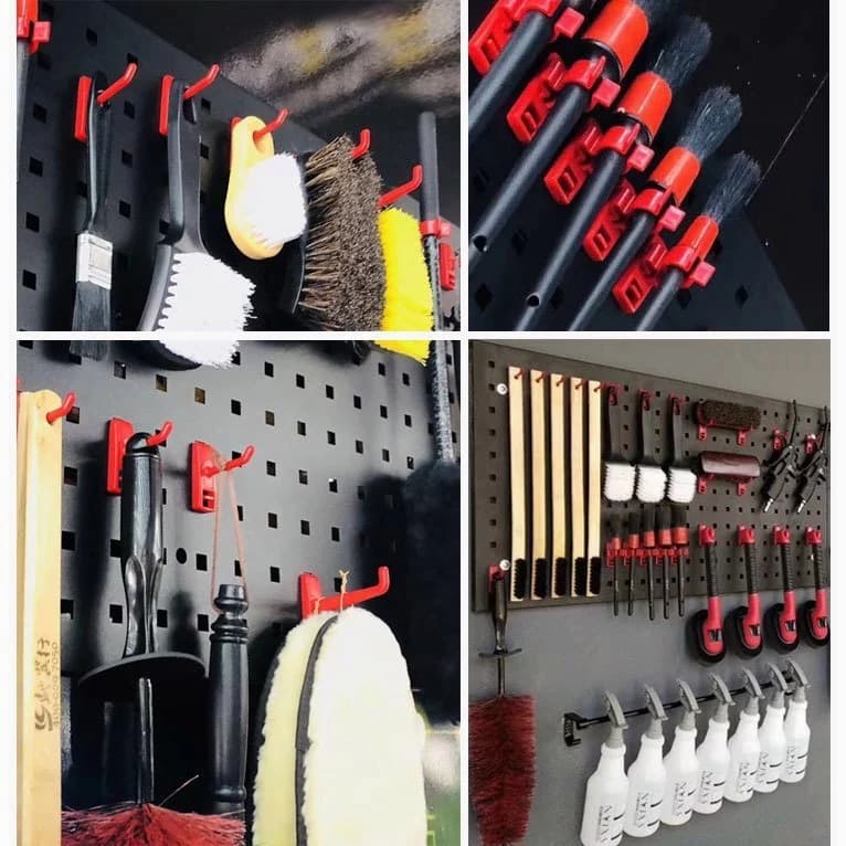 Pegboard 90x45 cm. แผงแขวนเครื่องมือ แขวนเครื่องมือช่าง อุปกรณ์ติดผนังจัดเก็บล้างรถ COD เก็บเงินปลายทาง ในไทย รูปที่ 3