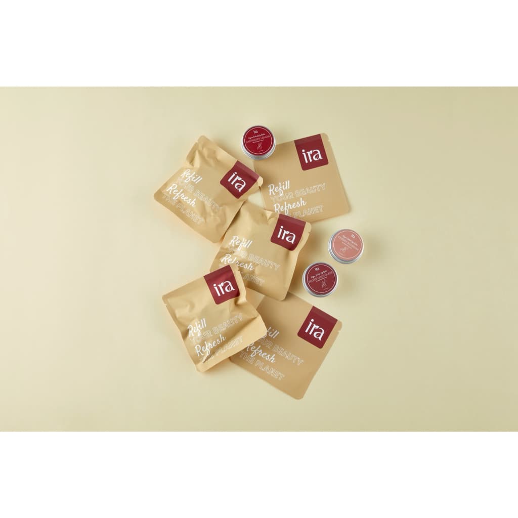 Ira Vegan Tinted ลิปบาล์มวีแกนมีสี ปากชุ่มชื้น สำหรับผิวแพ้ง่าย 10g แพคเกจตลับ รูปที่ 4
