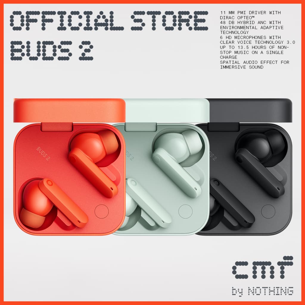 CMF by Nothing - Buds 2, หูฟังไร้สาย True Wireless รูปที่ 1