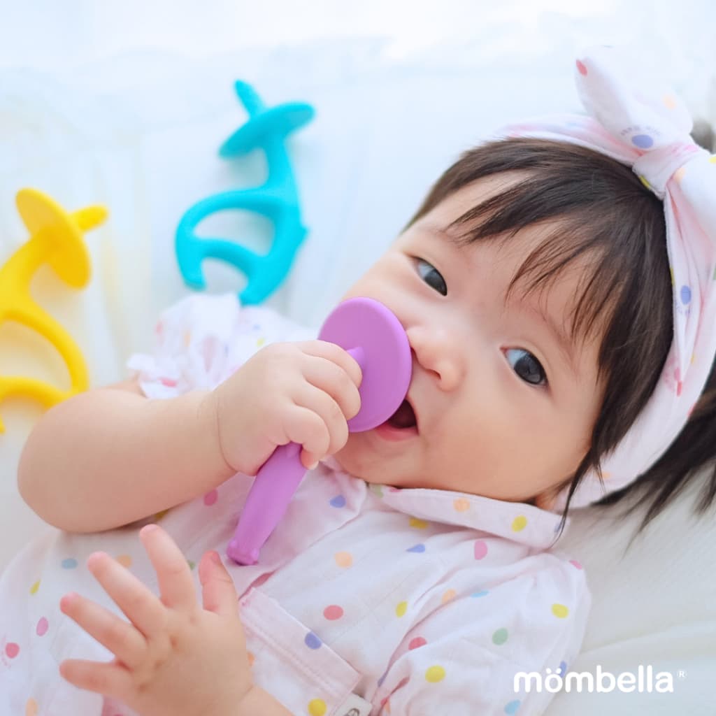 Mombella ยางกัดช้างมัมเบล่า ของแท้จากอังกฤษ ปลอดภัยมี มอก. ยางกัดซิลิโคนนิ่มส่งเสริมพัฒนาการ BPA Free Teether รูปที่ 5