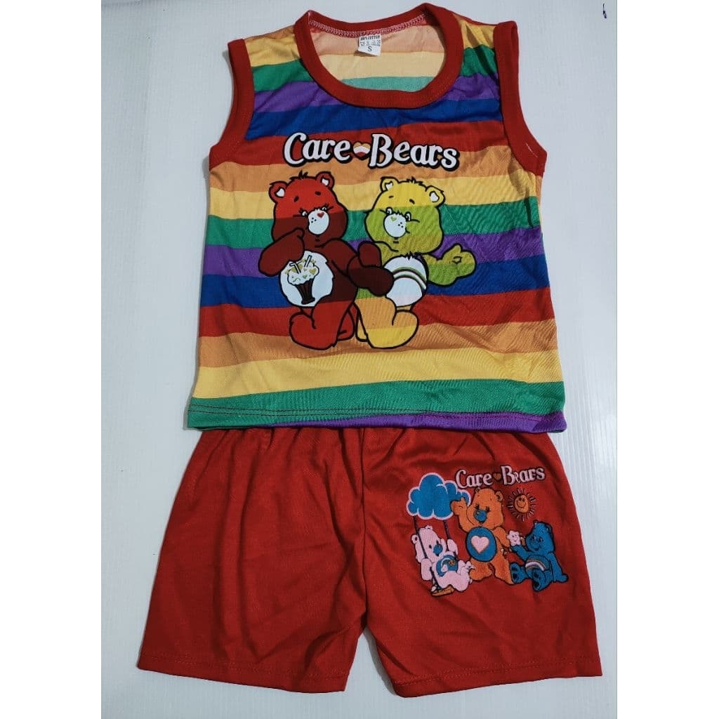 ชุดเด็ก เสื้อกล้ามพร้อมกางเกง ลายการ์ตูน และลายหมีน่ารักๆ สำหรับเด็ก 8 -12 เดือน รูปที่ 9