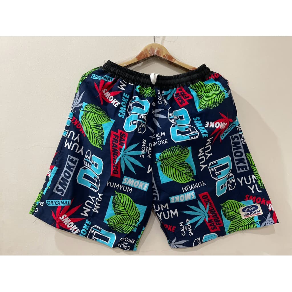 กางเกงขาสั้นเจเจ % ลายกัญชากระท่อมมาใหม่ครบไซร์ กสิ่งM L XL รูปที่ 4