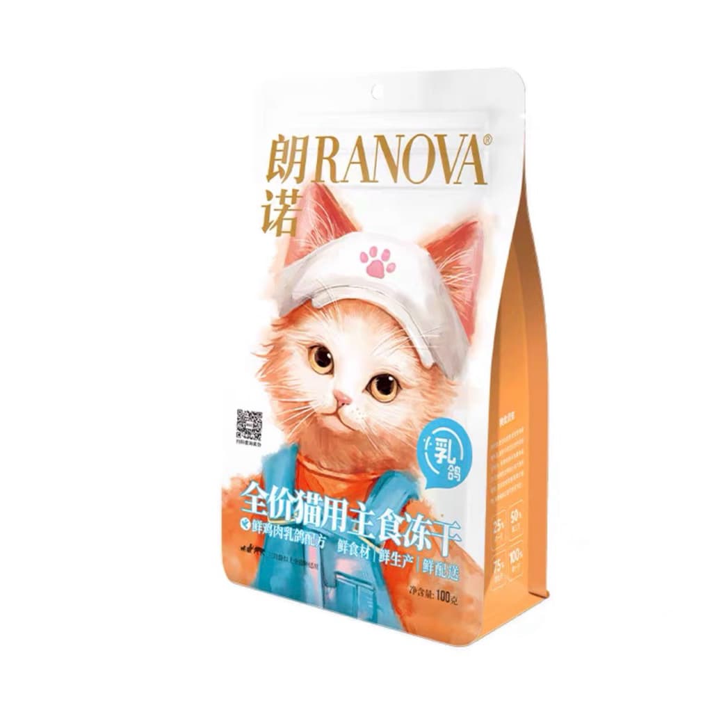 RANOVA - Bloom & Shine Collection อาหารแมวฟรีซดรายมื้อหลัก อิ่มท้อง ขนสวย สุขภาพดี 100g รูปที่ 8