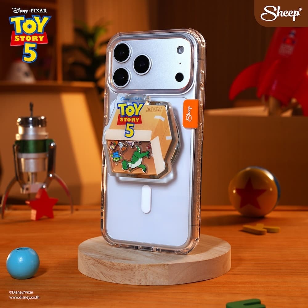 Toy Story 5 Collection ที่ติดหลังโทรศัพท์ แบบแม่เหล็ก กริ๊บต็อกทอยสตอรี่ ใช้กับเคสที่มีแม่เหล็ก รูปที่ 9