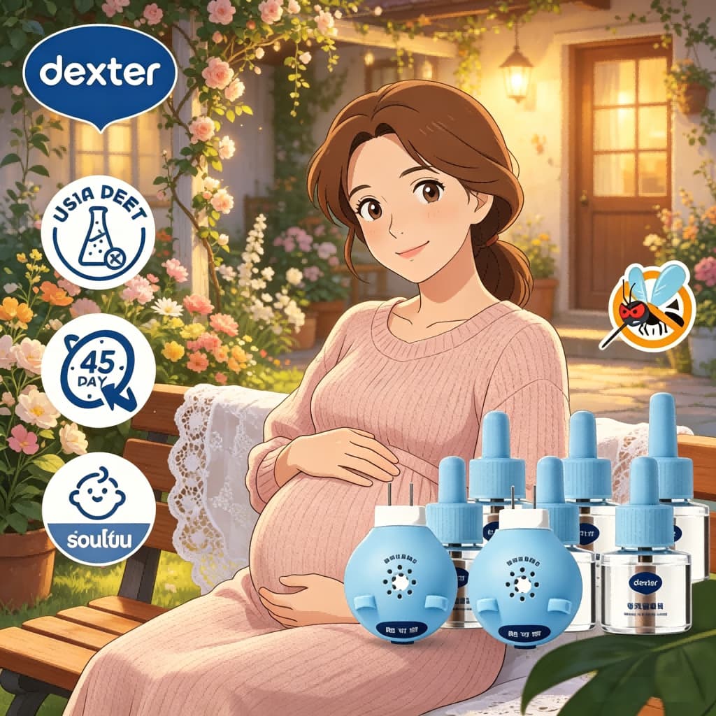 Dexter เครื่องไฟฟ้าไล่ยุง สูตรอ่อนโยนไร้กลิ่น ปลอดภัยทารกและแม่ตั้งครรภ์ หลับสบายตลอดคืน รูปที่ 1