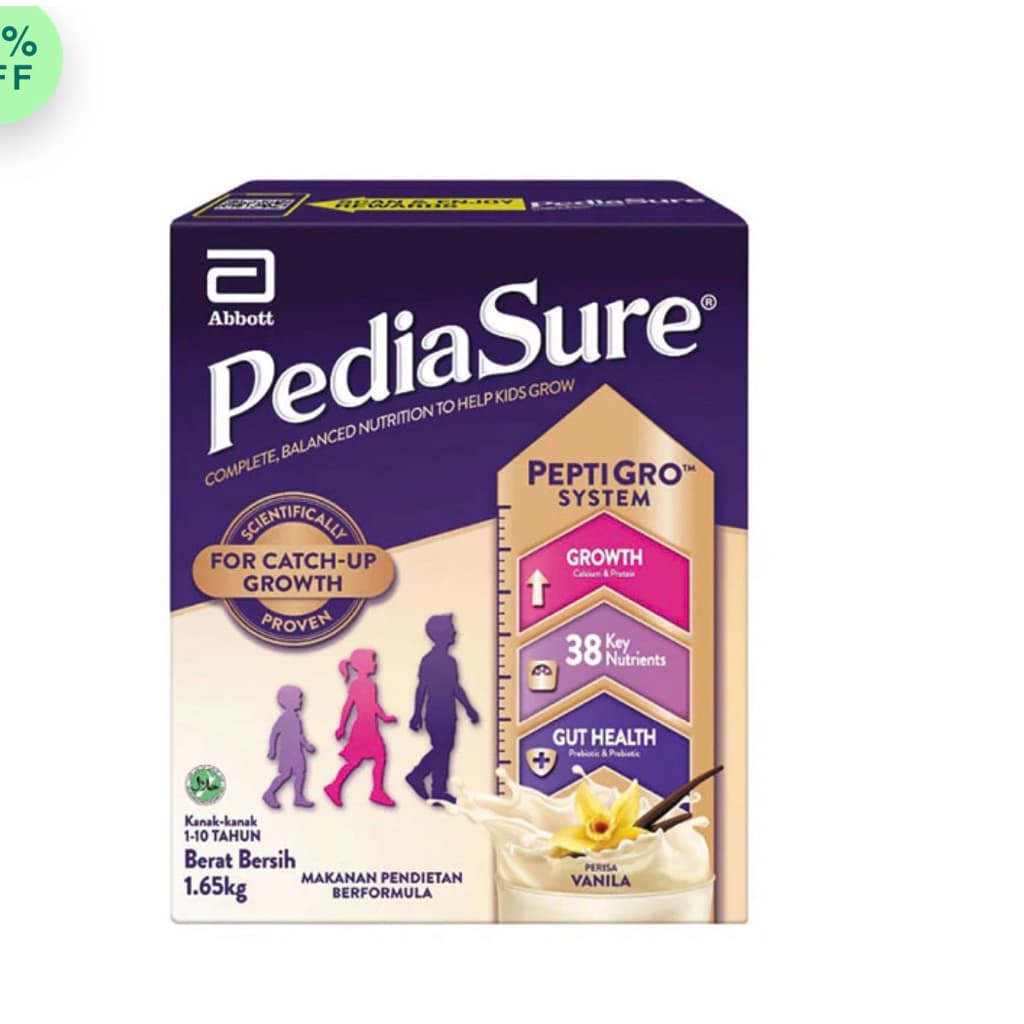 pediasure 1.65kl นำเข้าจากมาเลเซีย แท้100% แพ็กเกจใหม่ล่าสุด รูปที่ 1