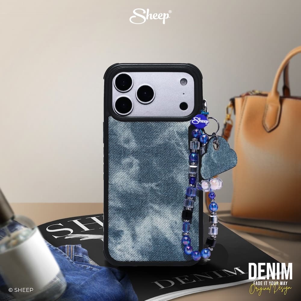 SHEEP OUTFIT Denim Collection เคสสำหรับไอโฟน เดนิมยีนส์ มีMagnet ถอดฝาหลัง รูปที่ 4