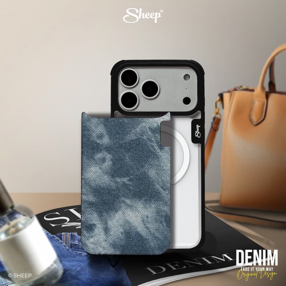 SHEEP OUTFIT Denim Collection เคสสำหรับไอโฟน เดนิมยีนส์ มีMagnet ถอดฝาหลัง รูปที่ 5