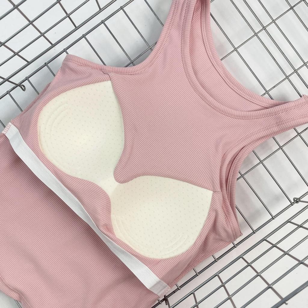 ANGELBRABRA - เสื้อกล้ามพร้อมบรา เก็บทรง Candy Cloud Tank รูปที่ 7