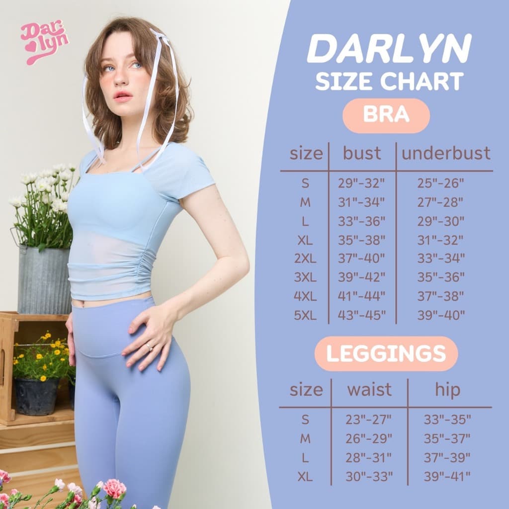 Darlyn - Nola top bra เสื้อออกกำลังกาย แขนสั้น ทรงสวยเข้ารูป ระบายอากาศได้ดี รูปที่ 9