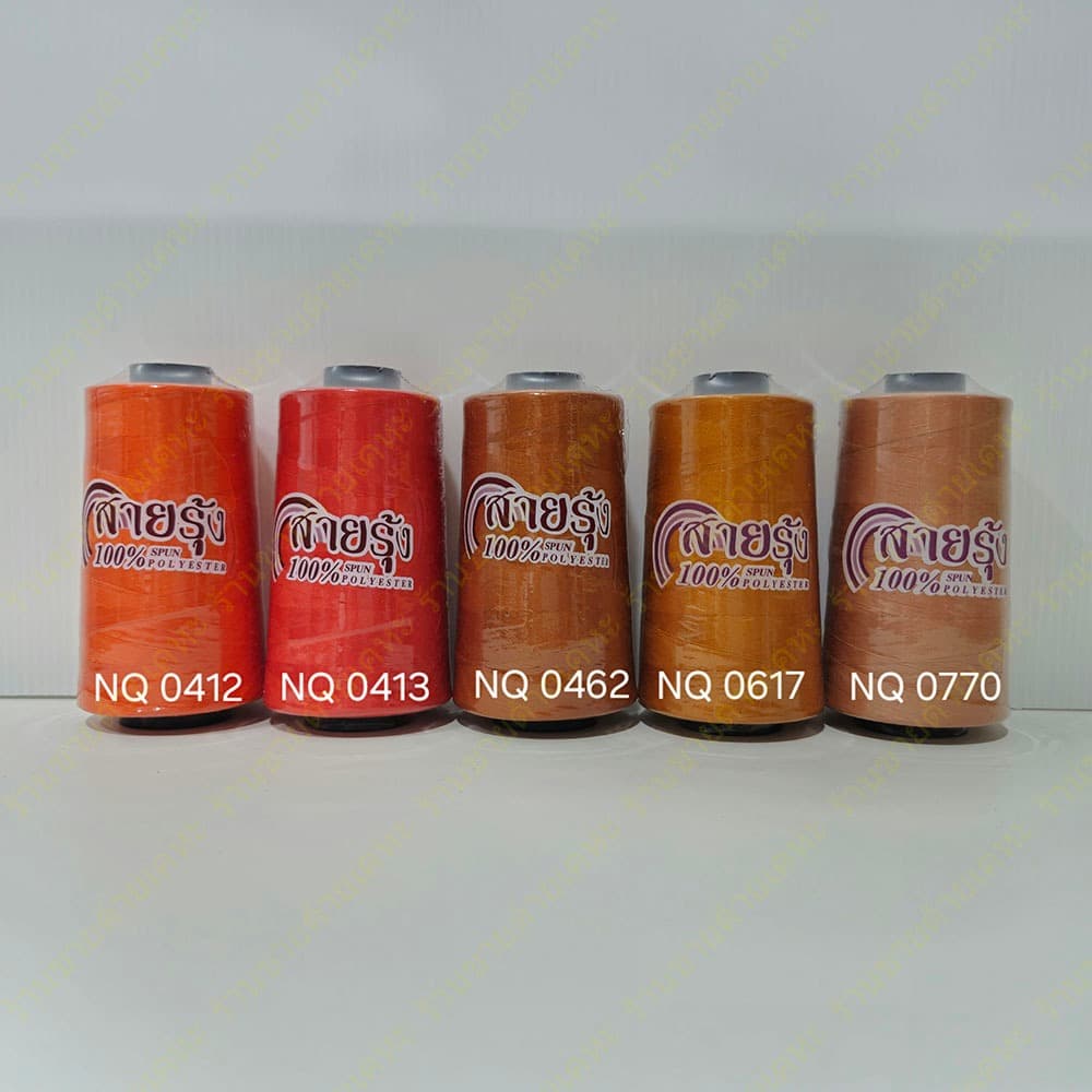 ด้ายเย็บผ้า ด้ายสายรุ้ง 40/2 ด้ายสีผ้าไตร ด้ายสีจีวรพระ ยาว 4,000 เมตร สอบถามสต๊อกเพิ่มเติมได้ครับ ตราสายรุ้ง GT รูปที่ 2
