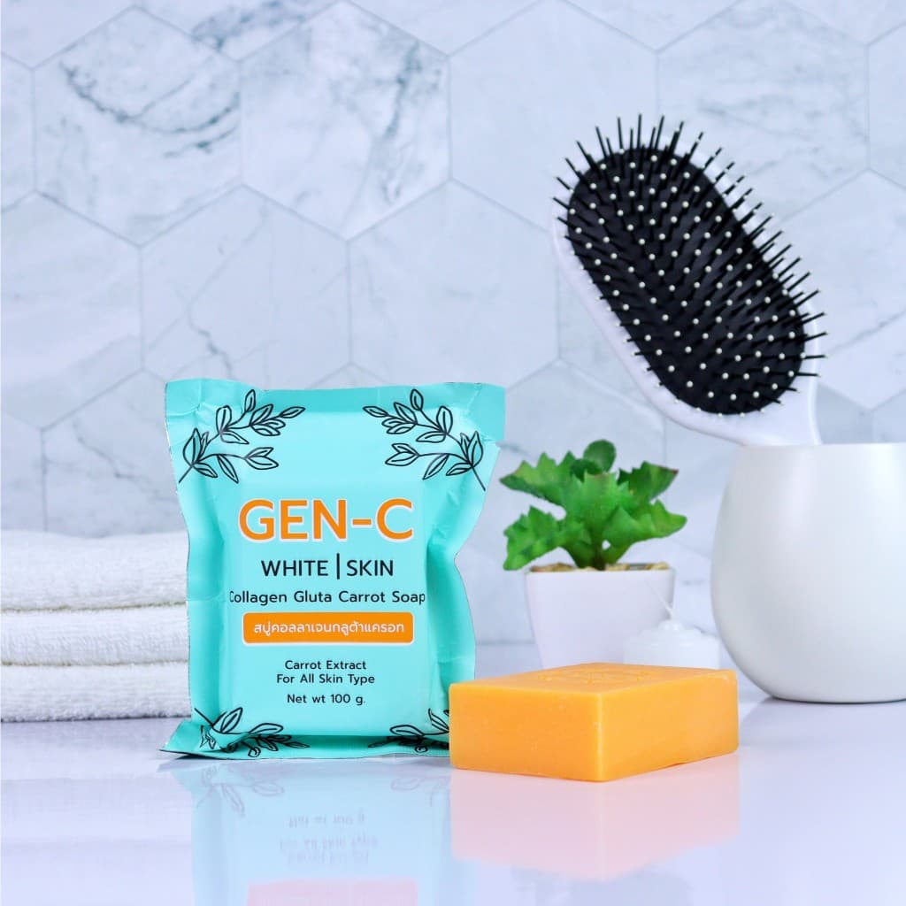 สบู่เจนซี GEN-C สบู่คอลลาเจน​กลูต้า แครอท​ฟิลิปปินส์​ สิวอุดตัน สิวผด สิวหัวหนอง แพ้ครีม หน้าติดสาร รูปที่ 8