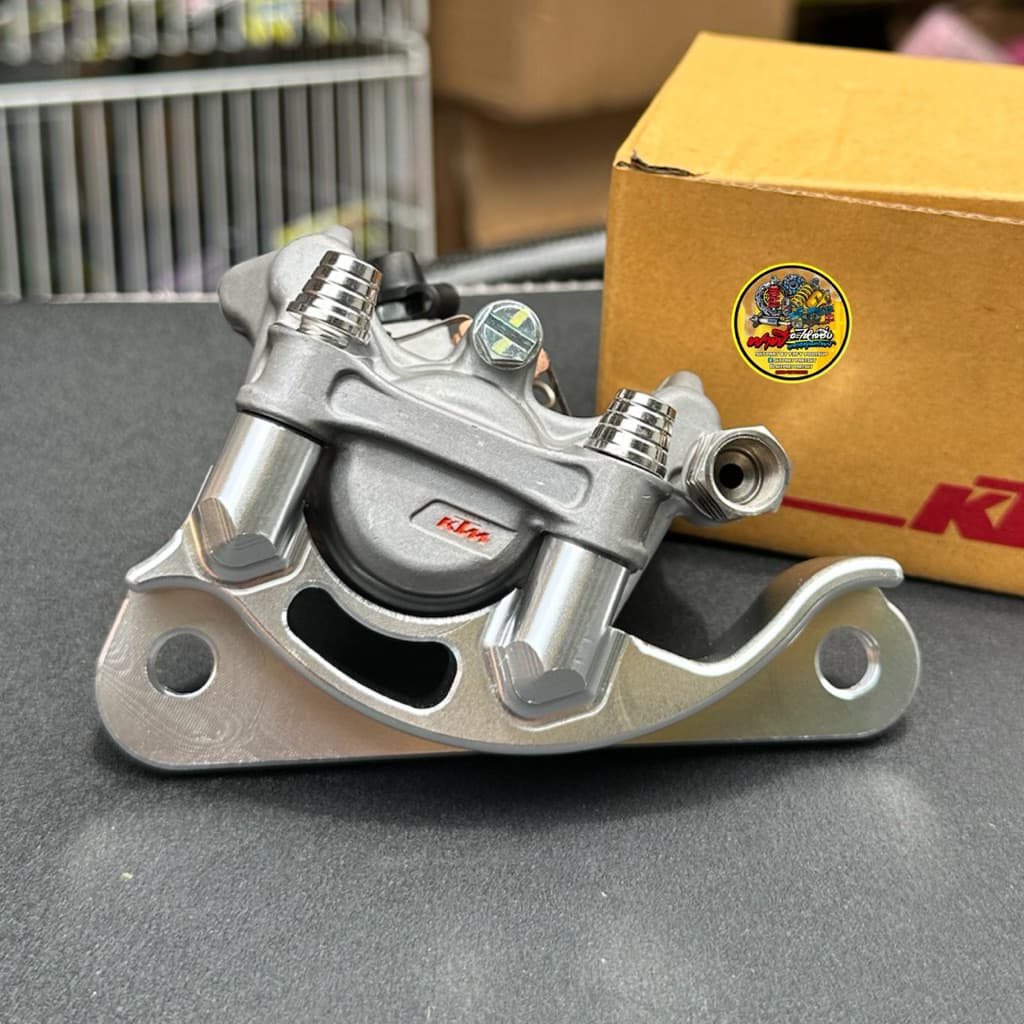 ปั้มKTM พร้อมผ้าเบรค ขาจับปั้มKTMใส่W125/W110i/SONIC/FINOจานเดิม/GIORNOธรรมดา/LEAD รูปที่ 3