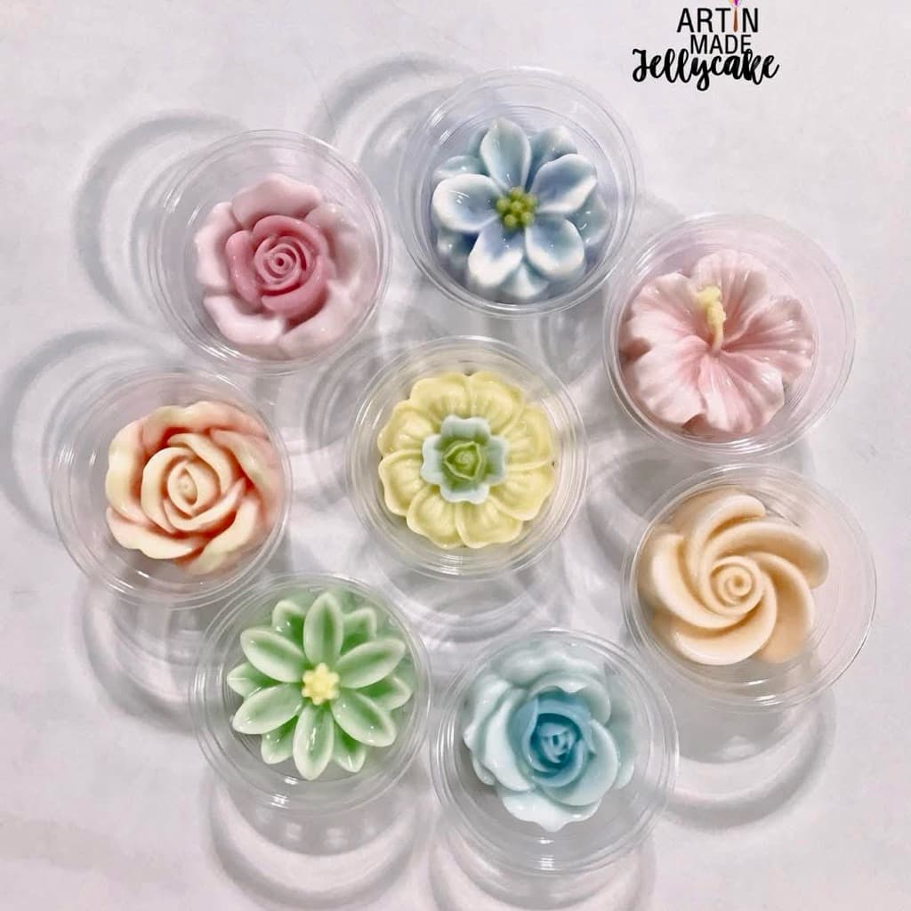 พิมพ์วุ้นพิมพ์ขนมชั้น ขนาด 5 cm ผิวด้านในลื่นเป็นมันเงา แพค 6 ชิ้น กุหลาบงาม บัวตอง ซูซาน กุหลาบจีบ สวรรค์ กุหลาบแองเจิล รูปที่ 2