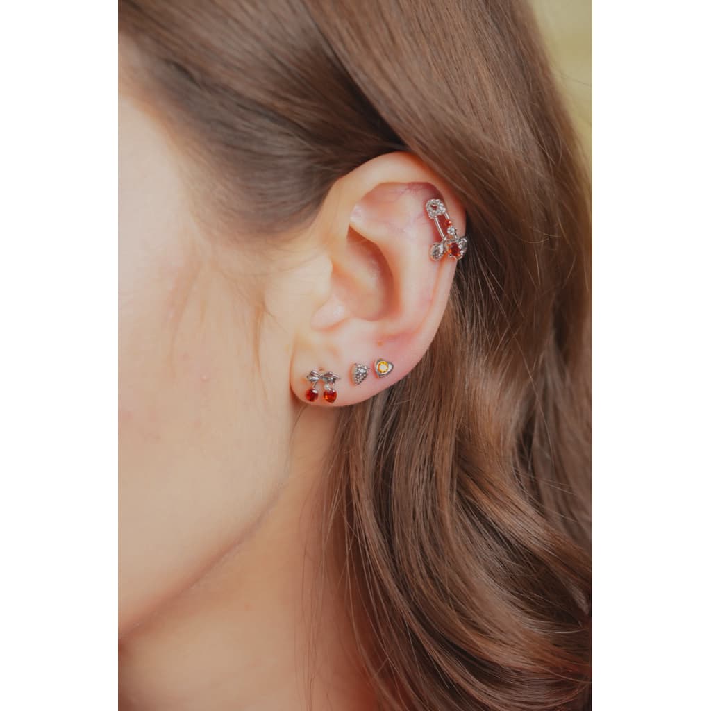 More Than Piercing: MP13 Mini Heart *waterproof* จิวหู/ต่างหู รูปที่ 6