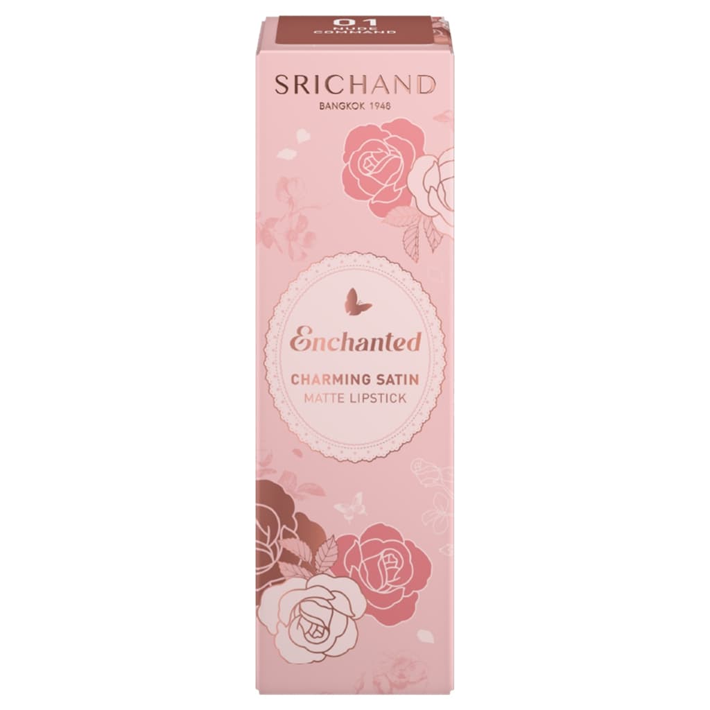 SRICHAND - Enchanted Charming Satin Matte Lipstick ศรีจันทร์ เอ็นชานเท็ด ชาร์มมิง ซาติน แมตต์ ลิปสติก รูปที่ 4