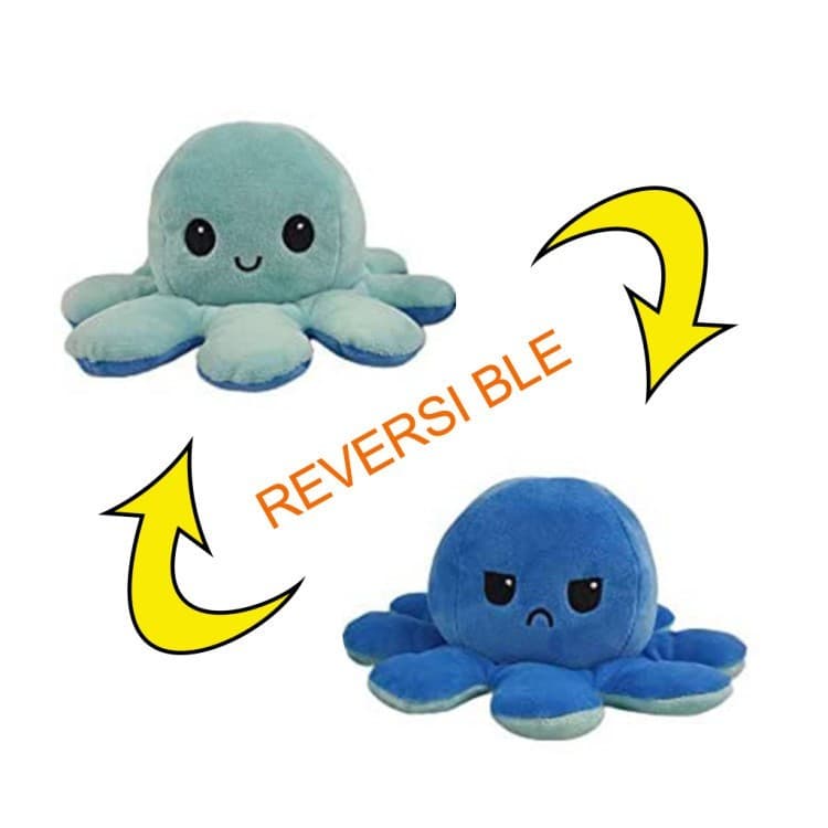 JoyToys ตุ๊กตาปลาหมึก ตุ๊กตา ตุ๊กตาปลาหมึก ตุ๊กตาปลาหมึกเปลี่ยนอารมณ์ เปลี่ยนหน้า หมึกสองหน้า ของเล่น ตุ๊กตาสัตว์น รูปที่ 8