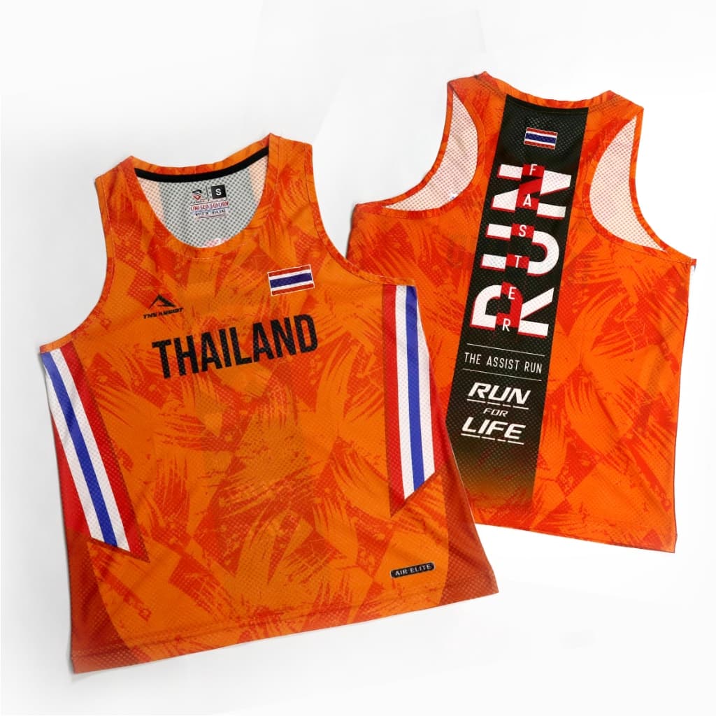 เสื้อวิ่ง เสื้อลำลอง ออกกำลังกาย เสื้อกล้าม ดิแอสซิสต์ รุ่น Th.V1 รูปที่ 2