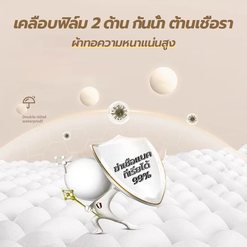 ม่านอาบน้ำ กันน้ำ ไม่เป็นเชื้อรา 180x180cm ผ้าม่าน กั้นในห้องน้ำ Shower Curtain ม่านกันแสง ม่าน แถมห่วงตะขอ มีตาไก่ รูปที่ 7