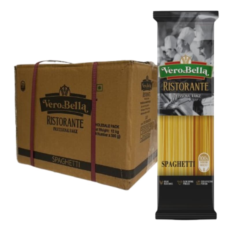 เวโร เบลล่า เส้นพาสต้า แบบยกลัง Pasta in carton 24x500g Vero Bella brand รูปที่ 4