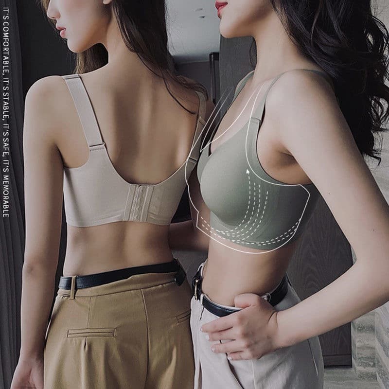 TAOZI เสื้อใน bra ชุดชั้นในเจลลี่ ชุดชั้นในยางพารา แบบบาง ไร้รอยต่อ ป้องกันการหย่อนคล้อย สําหรับผู้หญิง รูปที่ 5