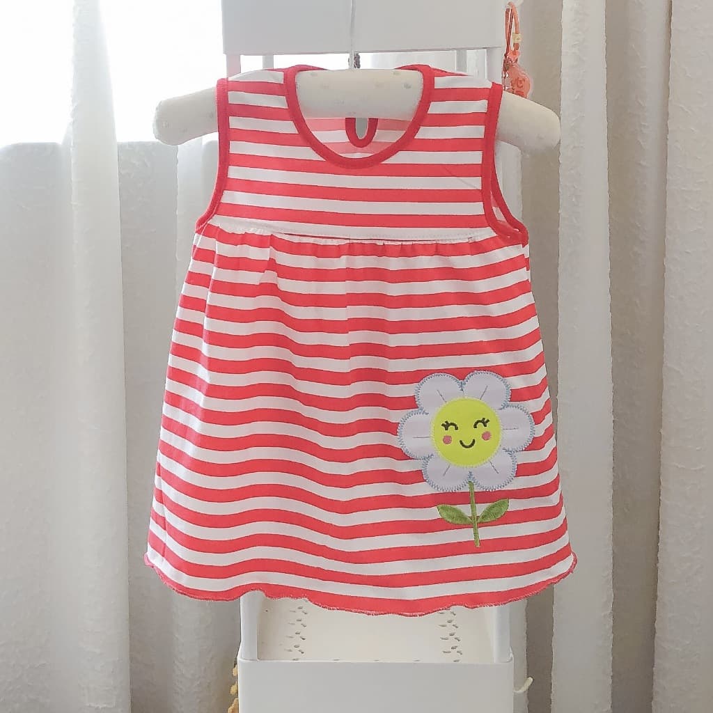 Babyonline A3-OF2R ชุดกระโปรงพิมพ์ลายน่ารักสำหรับเด็กผู้หญิง ผ้าฝ้าย นุ่ม ใส่สบาย รูปที่ 9