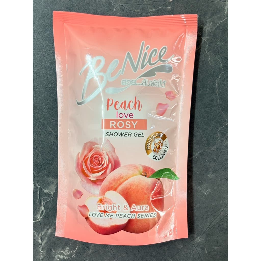 BeNice Love Me Peach Shower Gel 400ml. รูปที่ 4