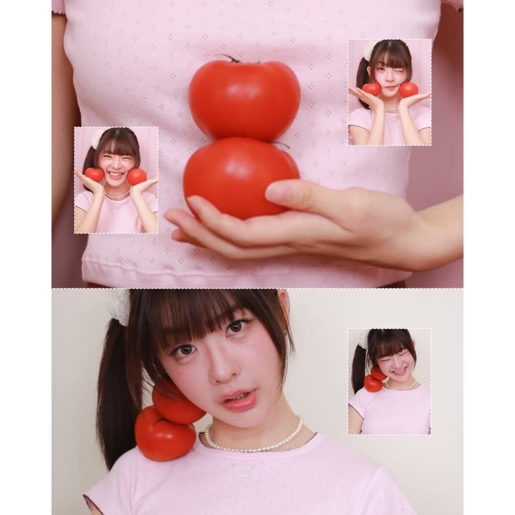 kome.offi เสื้อยืดหยักแขน รุ่น lindi t-shirt รูปที่ 4