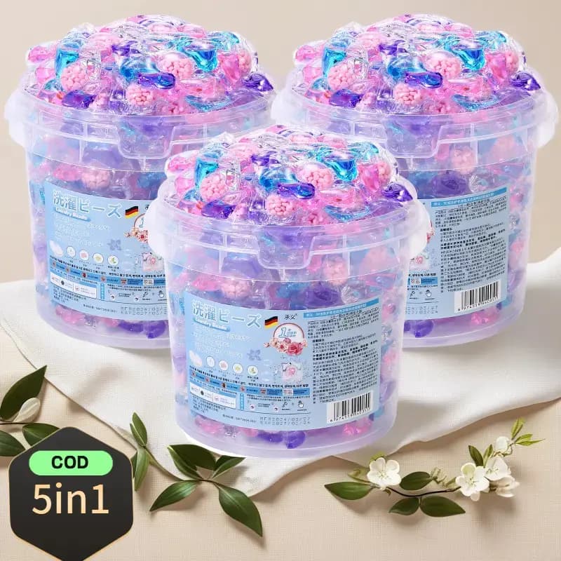 ผงซักผ้า 5-in-1 กลิ่นสมุนไพรคามิลเลีย กลิ่นหอมติดทนนานเหมือนน้ำหอม ขจัดคราบฝังแน่นได้อย่างมีประสิทธิภาพ สูตรเข้มข้น เหมา รูปที่ 1