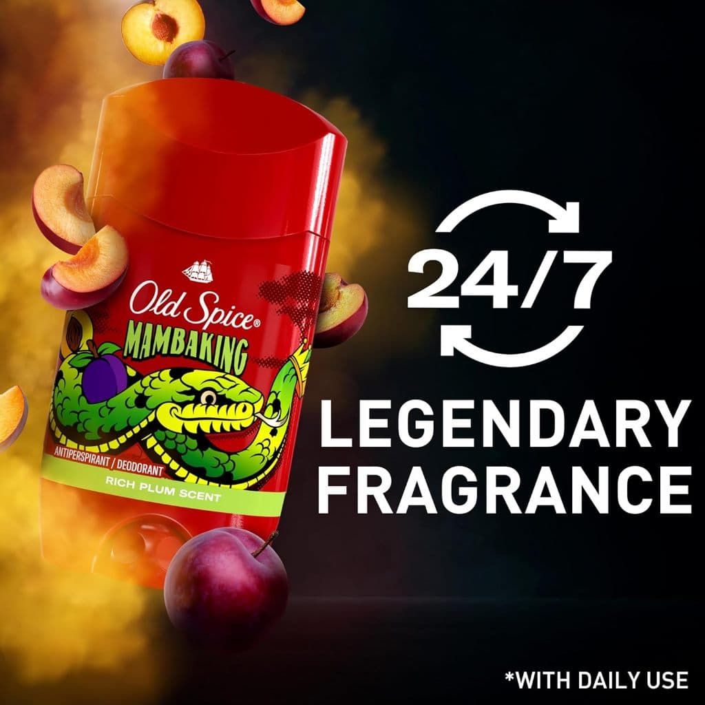 *ของแท้นำเข้าจากUSA* Old Spice โรลออน กลิ่น Mamba King กลิ่นเบอรี่ผสมวิปครีม หอมหวานนุ่ม สดใส น่ารัก สไตล์ซุกซน รูปที่ 4