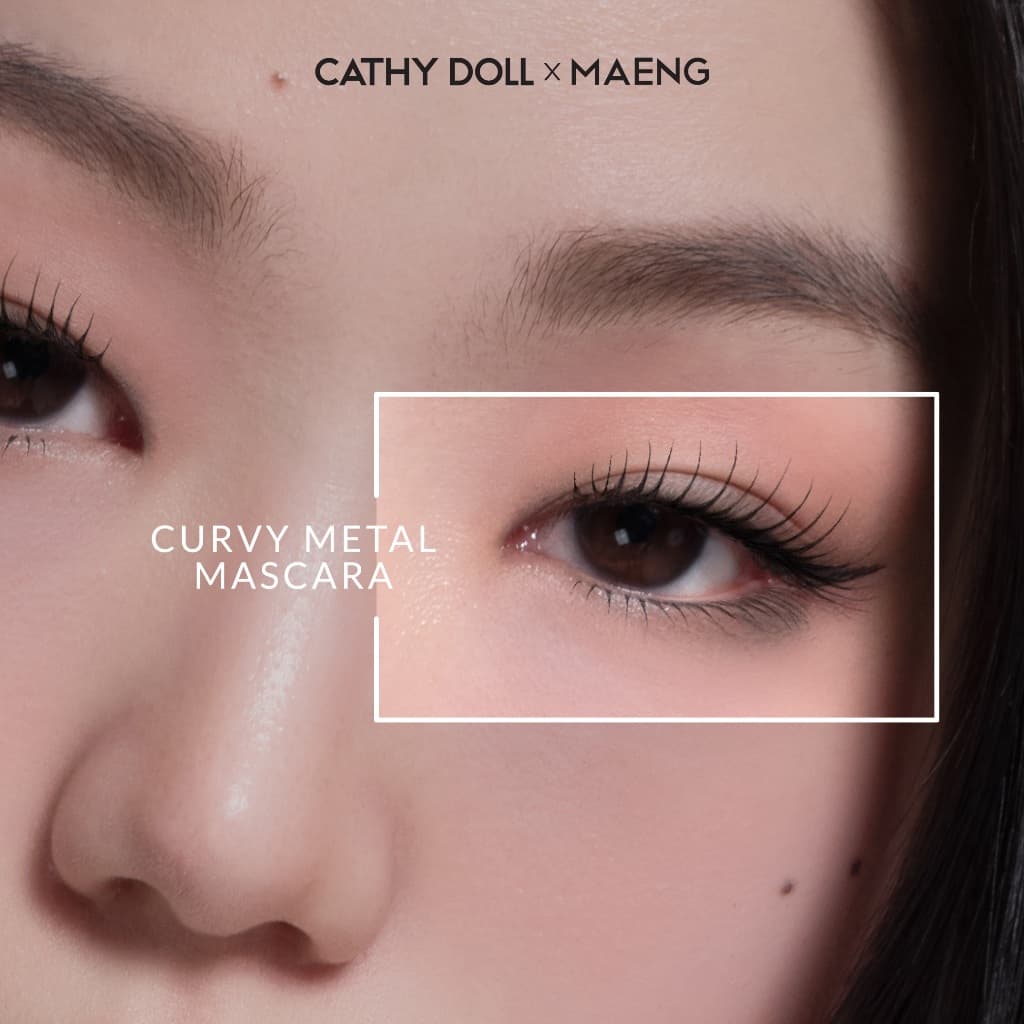 Cathy Doll เคอร์วี่เมทัลมาสคาร่า 5g #CathyDollxMaeng รูปที่ 5