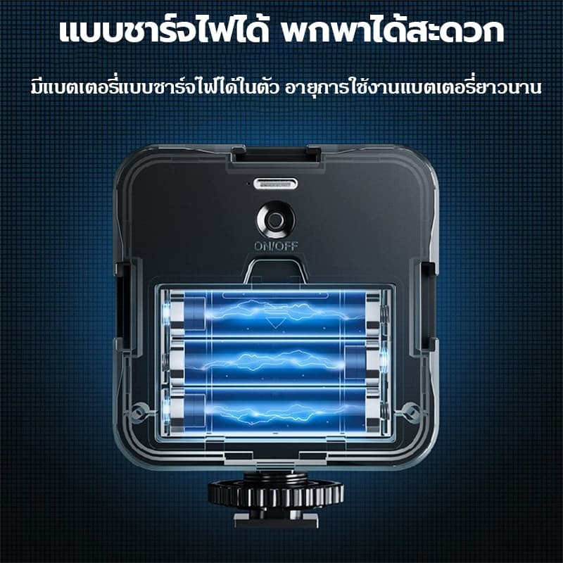 ไฟเซลฟี่ พกพา ไฟเซลฟี่หนีบโทรศัพท์ RGB ถ่ายรูป ถ่ายวิดีโอ เสริมความงาม ไลฟ์สดมือถือ ไลฟ์ไลท์ LED รูปที่ 7