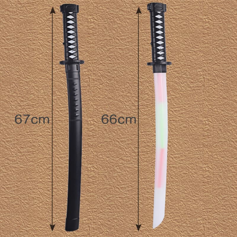 ดาบซามูไร ดาบพิฆาตอสูร มีไฟ มีเสียง 67cm ดาบคาทานะเรืองแสง ดาบของเล่น ดาบของเล่นเด็ก ของเล่นเด็ก รูปที่ 7
