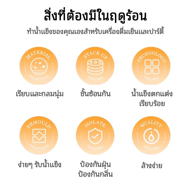 ที่ทำน้ำแข็ง ถาดทำน้ำแข็ง พิมพ์น้ำแข็ง ถาดน้ำแข็ง 2ชั้น 64ช่อง แบบมือกด มีฝาปิด ความจุขนาดใหญ่ มี 2 สี รูปที่ 8