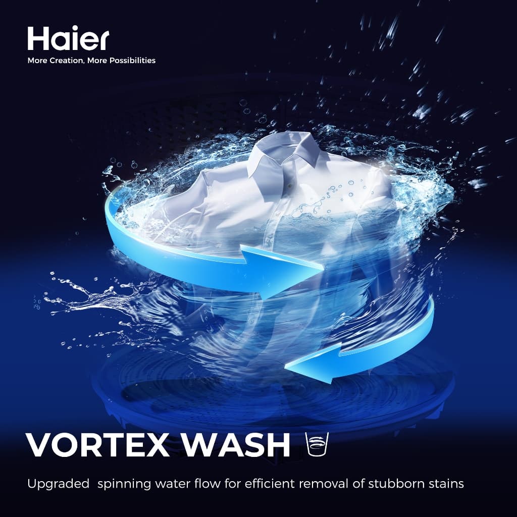 Haier เครื่องซักผ้าฝาบนอัตโนมัติ ความจุ 8 kg รุ่น HWM80-306S2 รูปที่ 7