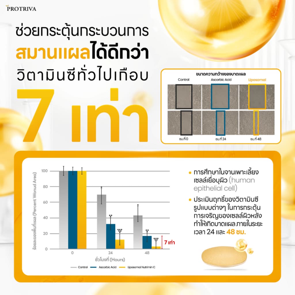 Protriva Liposomal Bio-Vit C 1000 โปรทริว่า ไลโปโซมอล ไบโอ-วิตซี รูปที่ 4