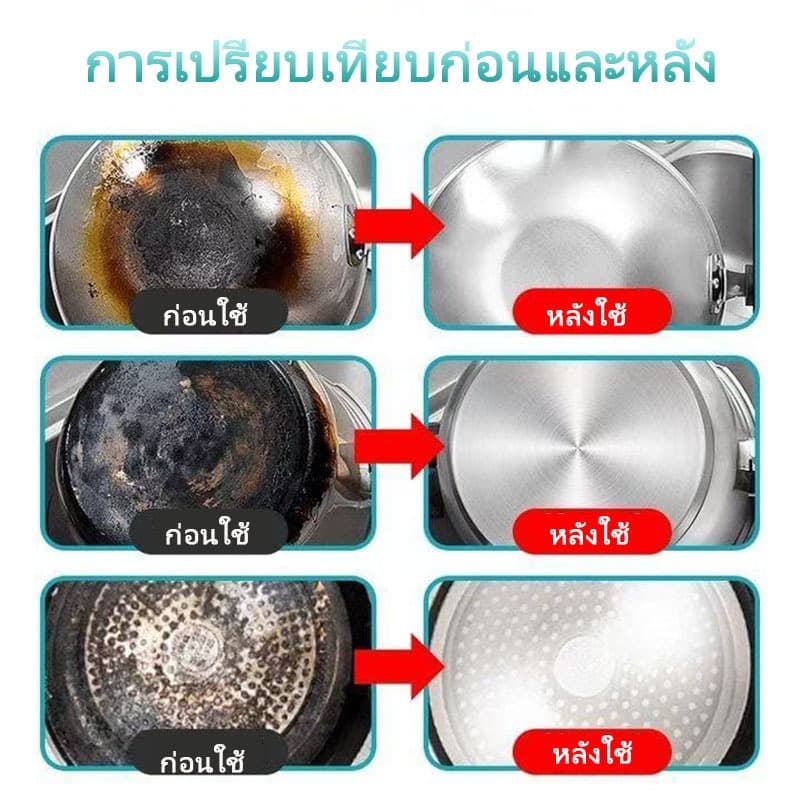 เจลขจัดคราบดำจากก้นหม้อ ขจัดคราบไหม้ได้ง่าย ใช้เวลาแช่แล้วละลาย ไม่ทำลายหม้อ เหมาะสำหรับคนขี้เกียจ รูปที่ 3