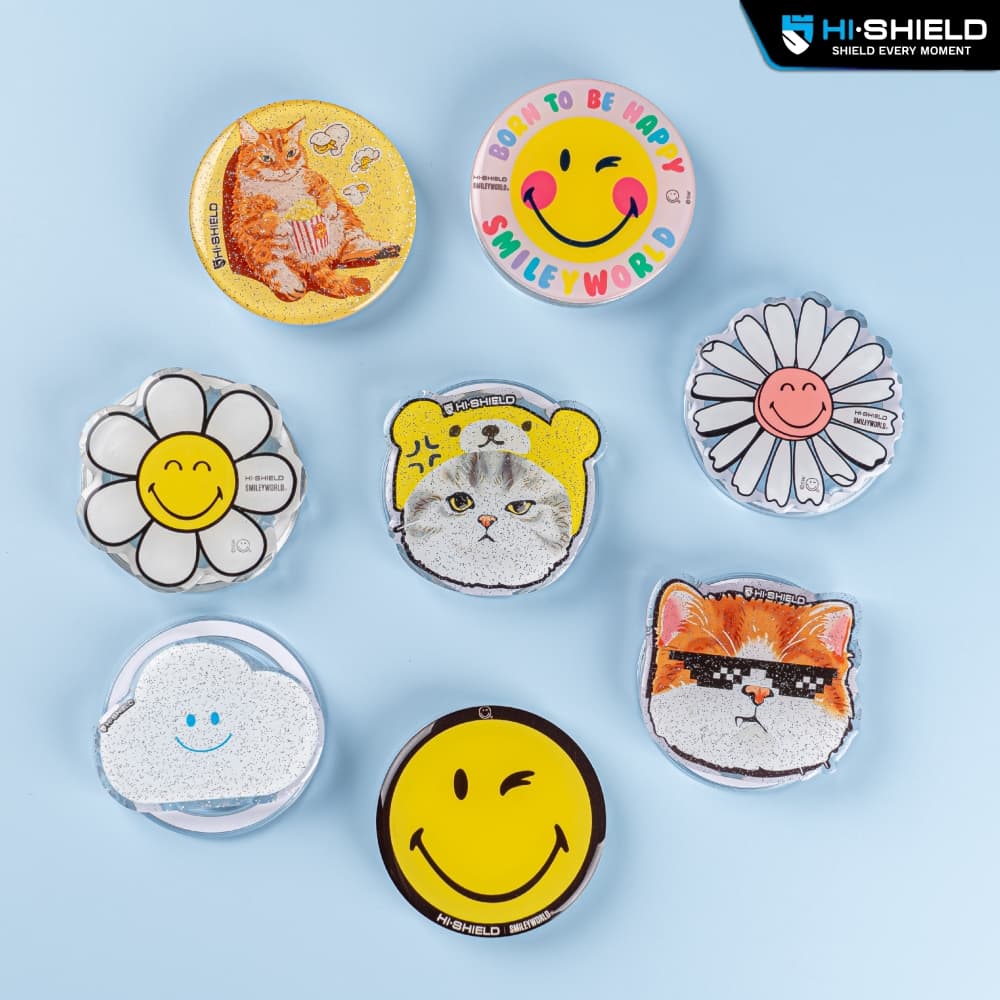 HI-SHIELD Acrylic Griptok Magnetic GRIP & STAND - กริ๊บต๊อกอะคริลิค รวมลาย รูปที่ 3
