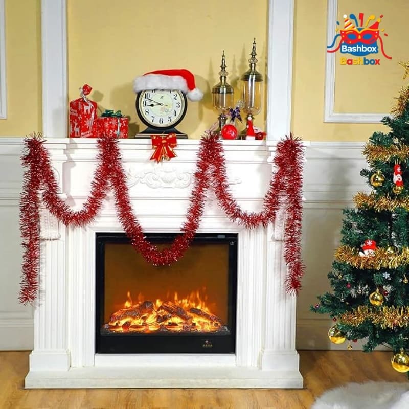 สายรุ้งปีใหม่พู่ประดับ ขนาด 2 เมตร หนา 9 ซม Christmas ตกแต่ง คริสมาสต์หรือเทศกาลปีใหม่ สำหรับปาร์ตี้ วันเกิด รูปที่ 7