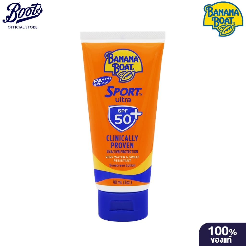 Banana Boat Sport Ultra Protect Sunscreen Lotion SPF50+ PA+++ 90ml บานาน่าโบ๊ท สปอร์ต ซันสกรีน โลชั่น SPF50+ PA+++ รูปที่ 1