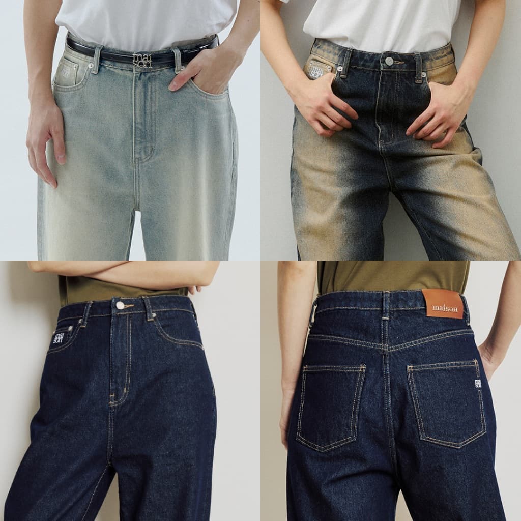 maison KEEPS | Astro Baggy Jeans | Unisex | กางเกงยีนส์ ทรงกระบอกใหญ่ รูปที่ 1