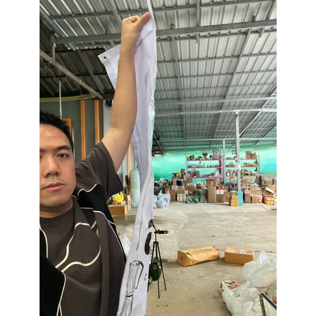 ป้ายไวนิลร้านกาแฟ ป้ายร้านกาแฟ ป้ายกาแฟสด ขนาด 100x50cm ออกใบกำกับภาษีได้ รูปที่ 3