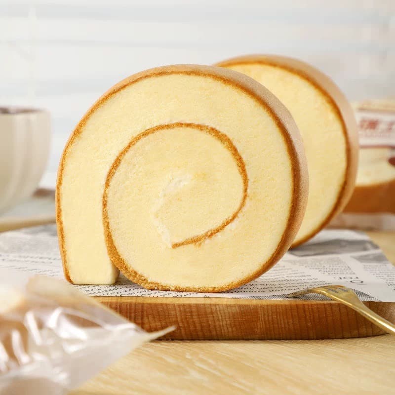 เค้กโรลรสนม Roll Cake 85g รูปที่ 5