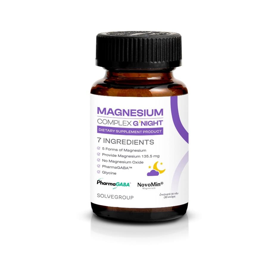 Solve Group Magnesium Complex G Night 30 capsules รูปที่ 2