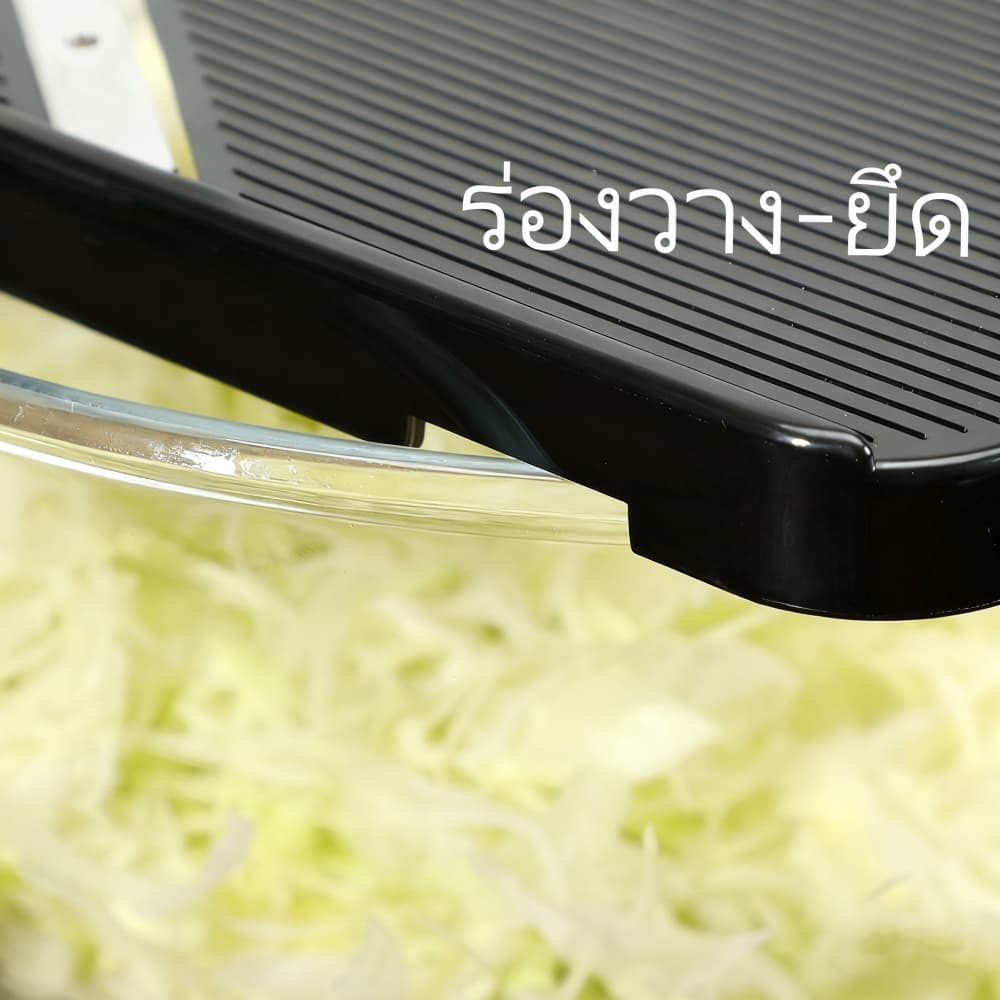 เครื่องขูดกะหล่ําปลี เครื่องหั่นผักแบบใช้มือสแตนเลส ทนทานเพิ่มความหนา สำหรับการหั่นกะหล่ำปลี และทำสลัดกะหล่ำปลี รูปที่ 7